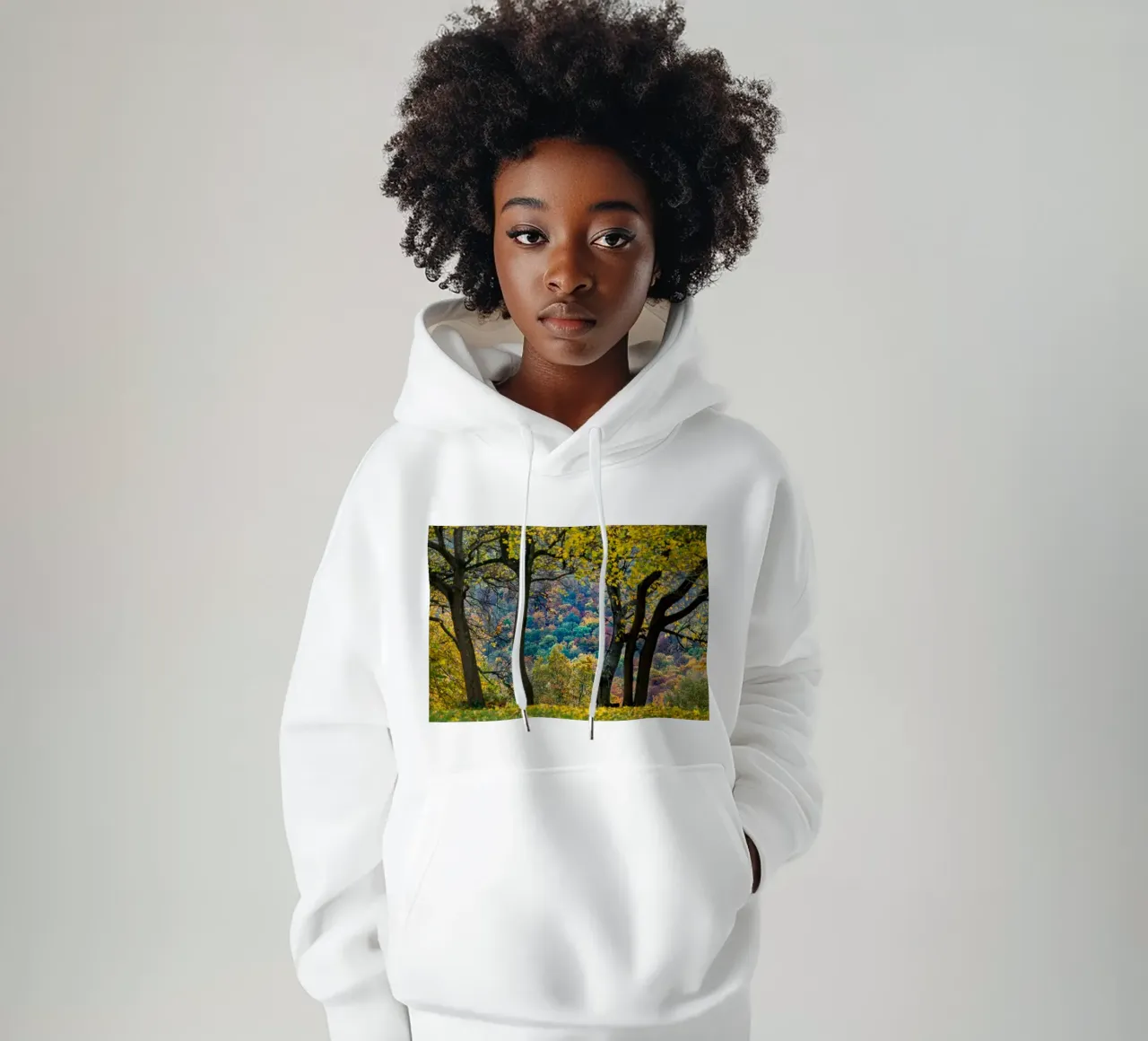 Colori d'autunno felpa con cappuccio da anderm