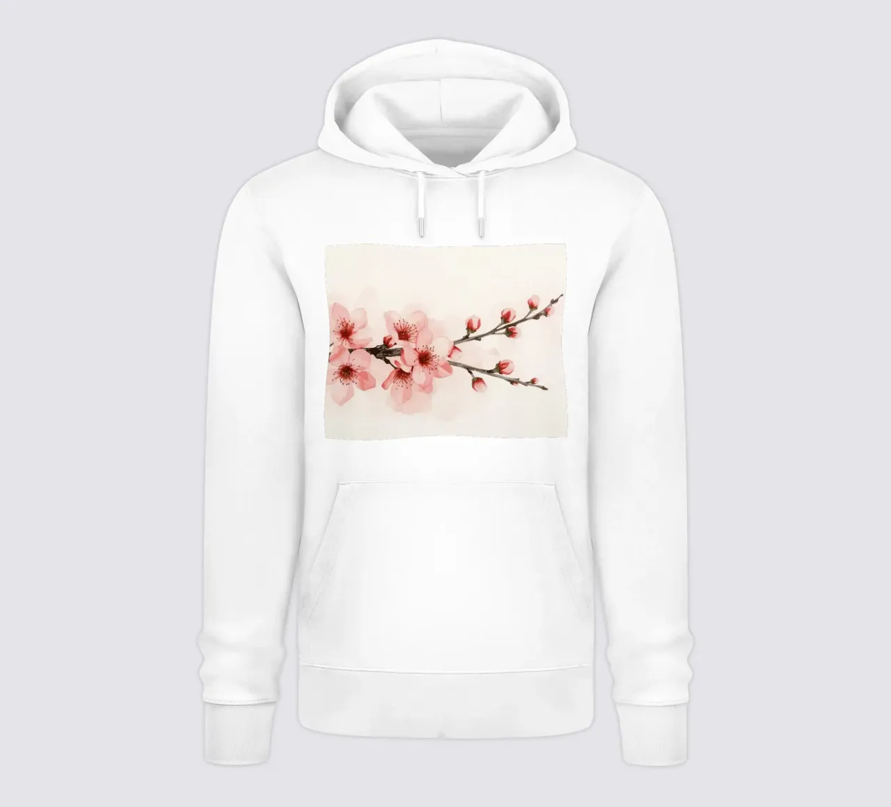Ramo dei ciliegi in fiore felpa con cappuccio da DesignDoodle