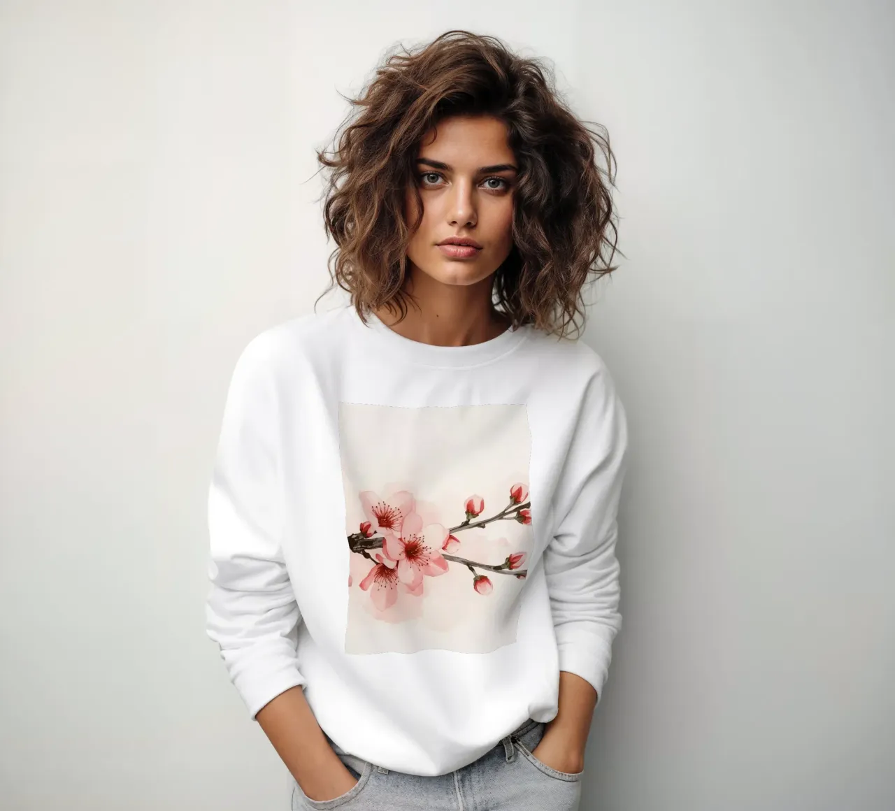 Ramo dei ciliegi in fiore felpa da DesignDoodle