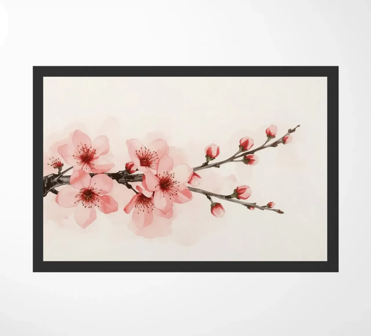 Ramo dei ciliegi in fiore zerbino da DesignDoodle