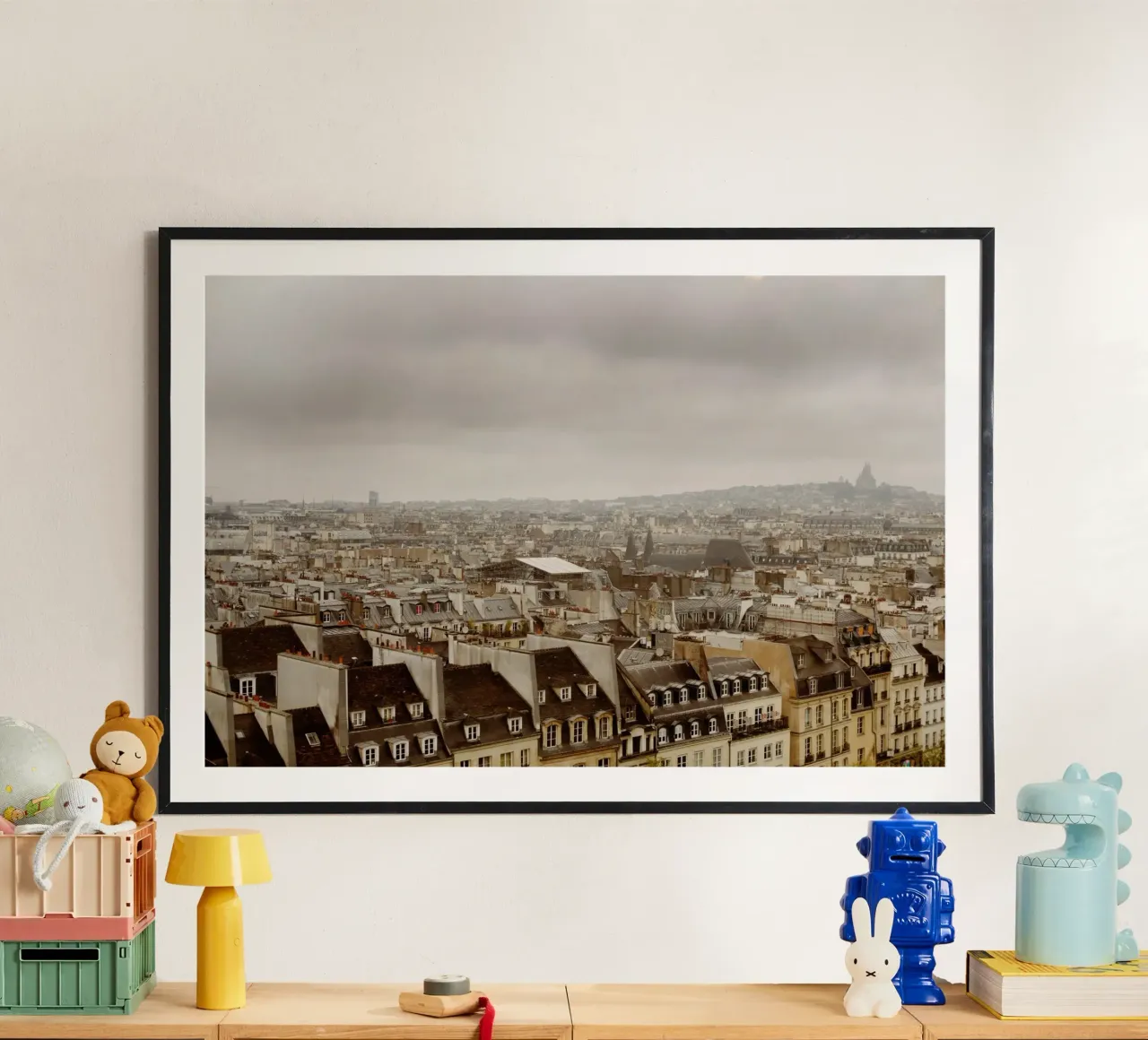 Tetti su Parigi carta hahnemühle da Simon Koy