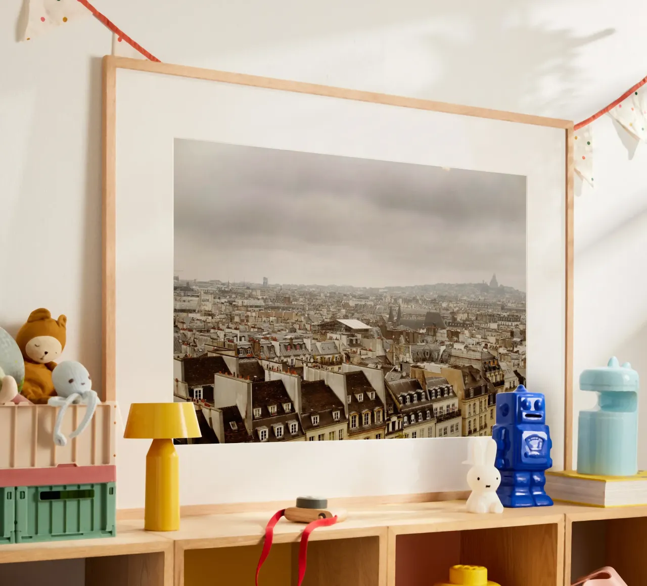 Tetti su Parigi carta hahnemühle da Simon Koy