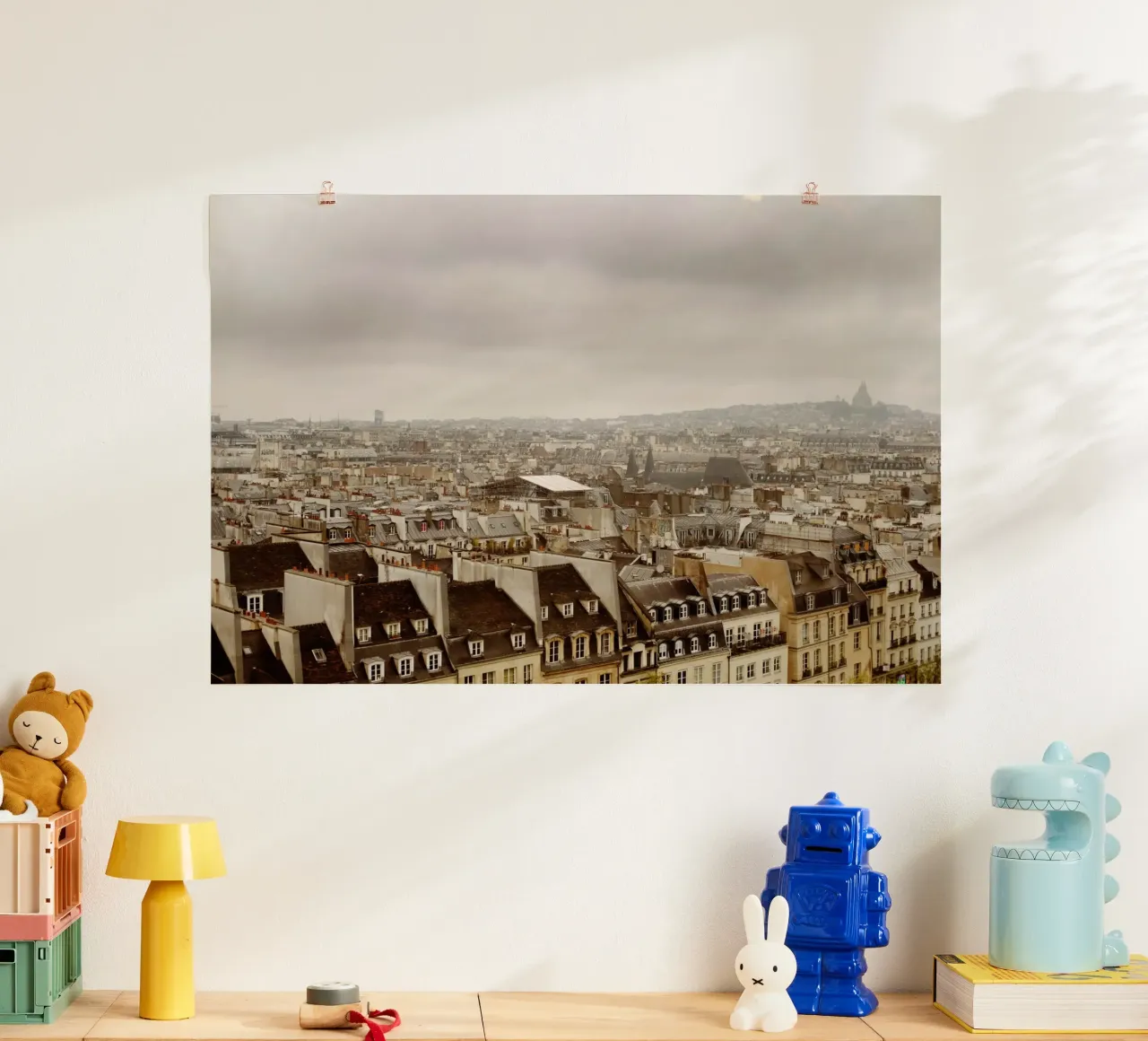 Tetti su Parigi carta hahnemühle da Simon Koy