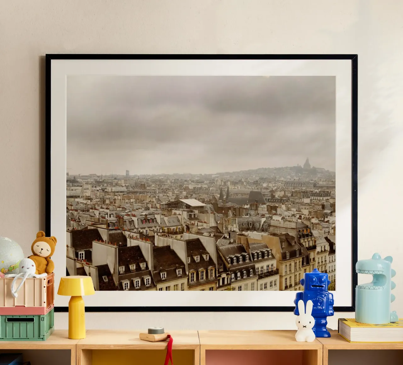 Tetti su Parigi carta hahnemühle da Simon Koy