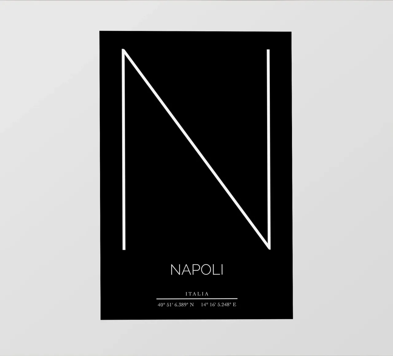 NAPOLI - nero telo in pvc da CityLights