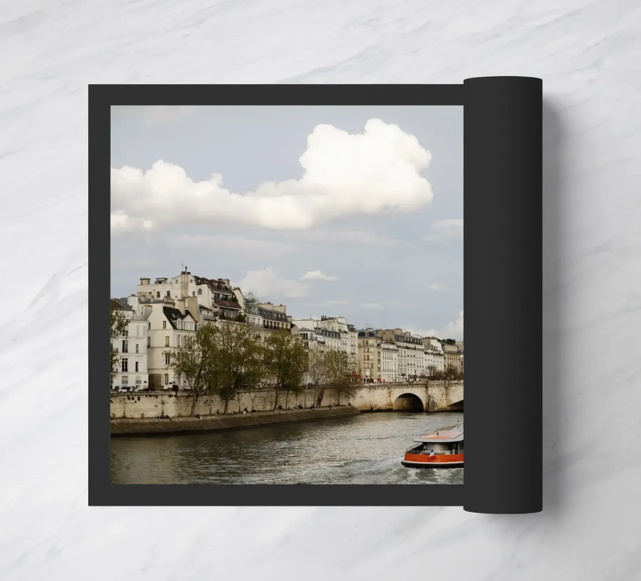 Paris doormat by fotokunst