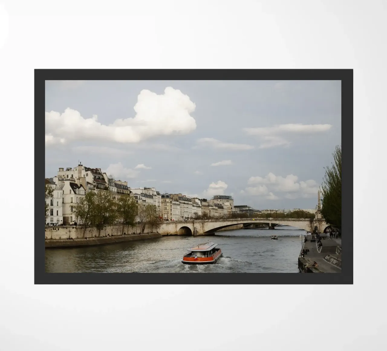 Paris doormat by fotokunst