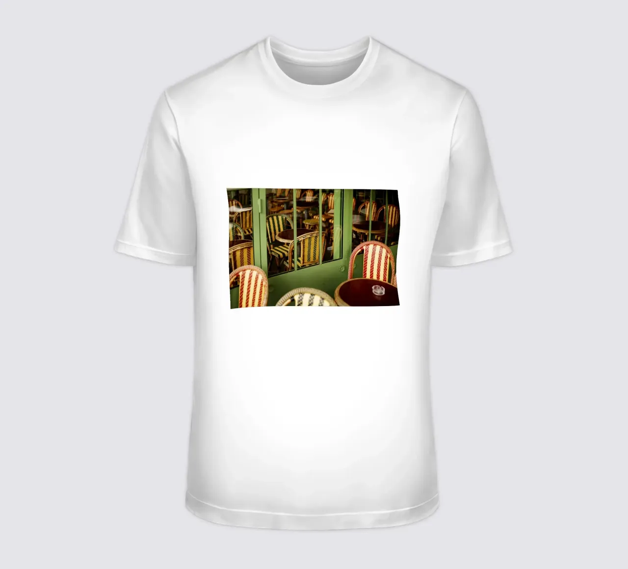 Caffè a Parigi t-shirt da Simon Koy