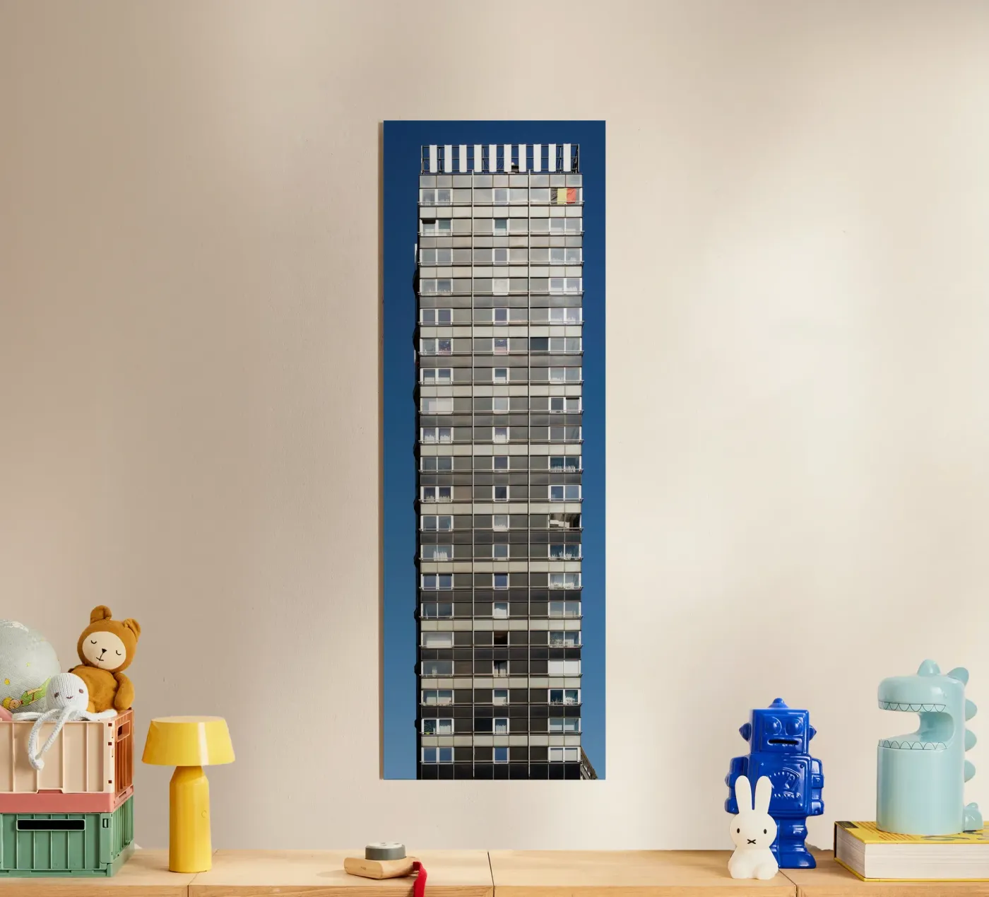 High-rise building in Liège (Belgium) Acryl-Glas von fotokunst