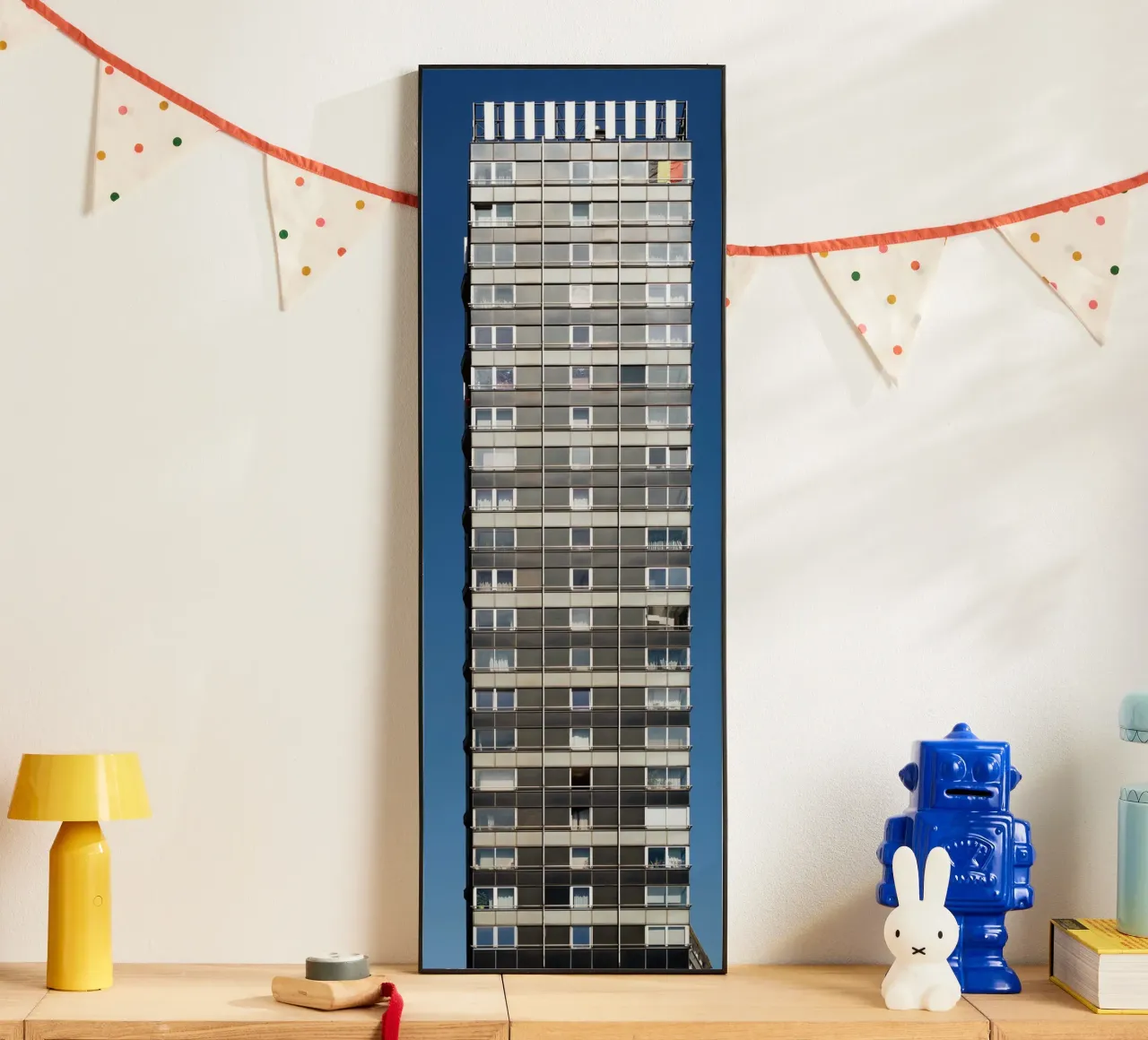 Edificio alto a Liegi (Belgio) pannello forex da fotokunst