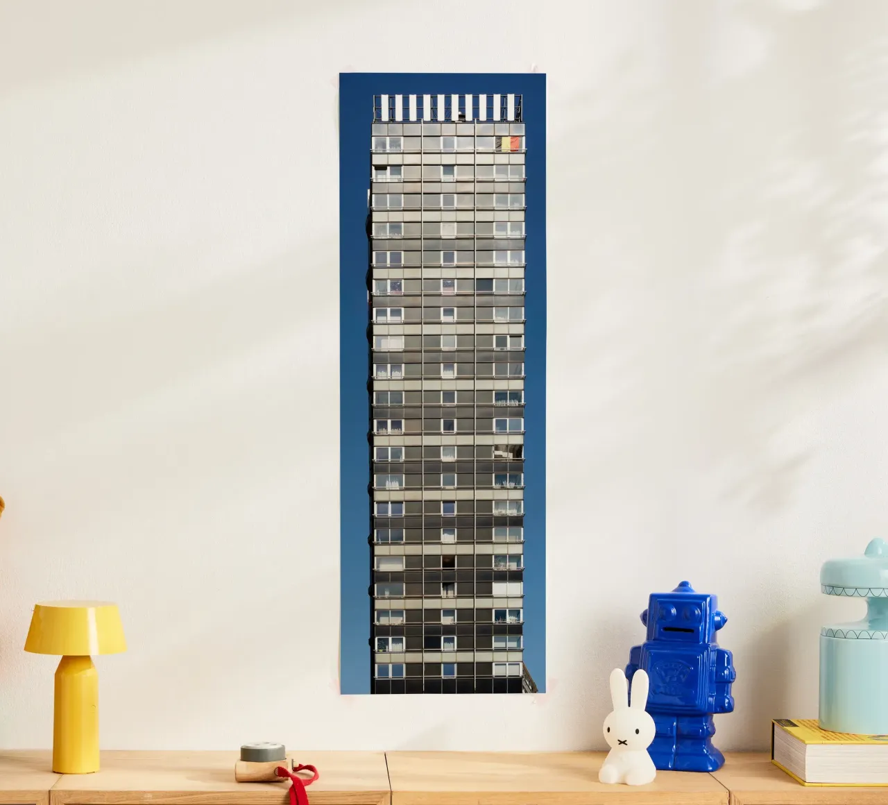 Edificio alto a Liegi (Belgio) poster da fotokunst