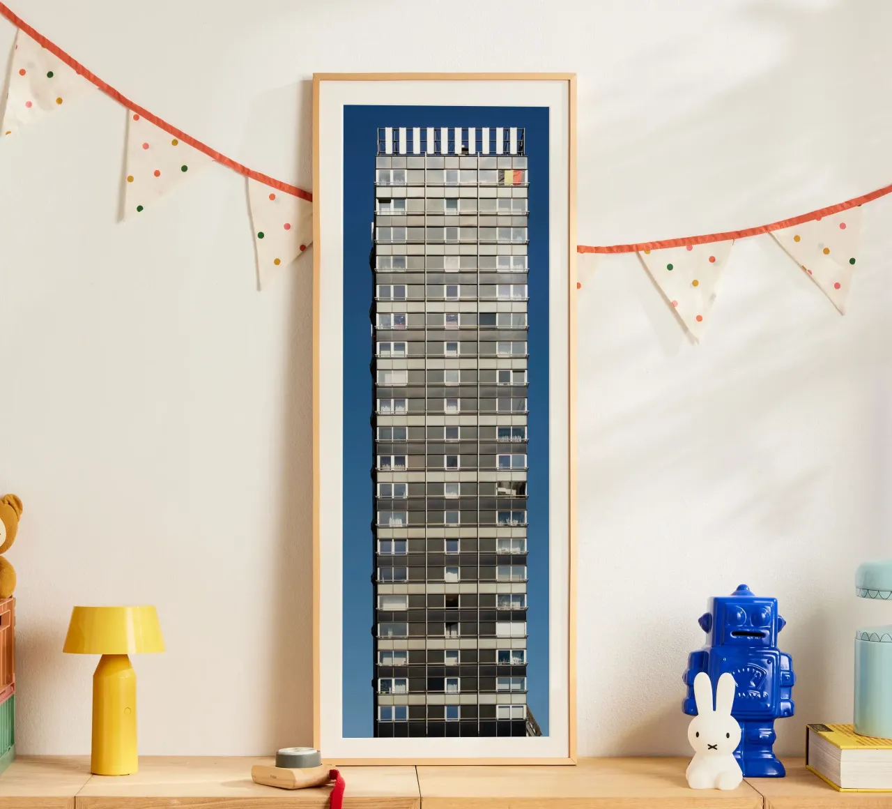 Edificio alto a Liegi (Belgio) poster da fotokunst