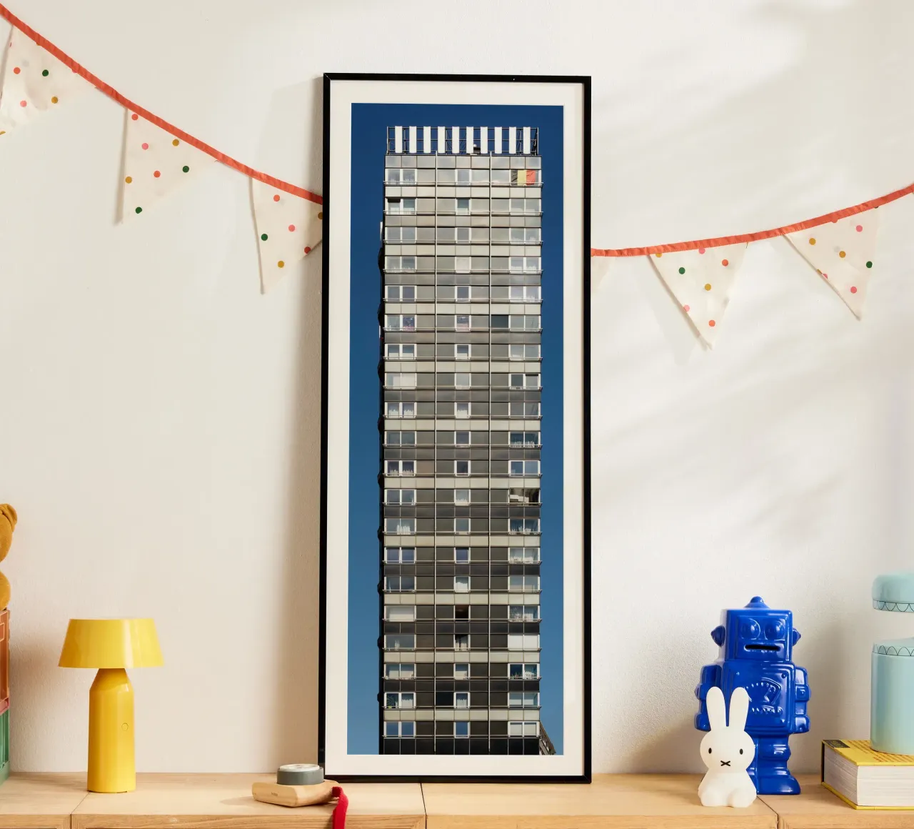 Edificio alto a Liegi (Belgio) poster da fotokunst