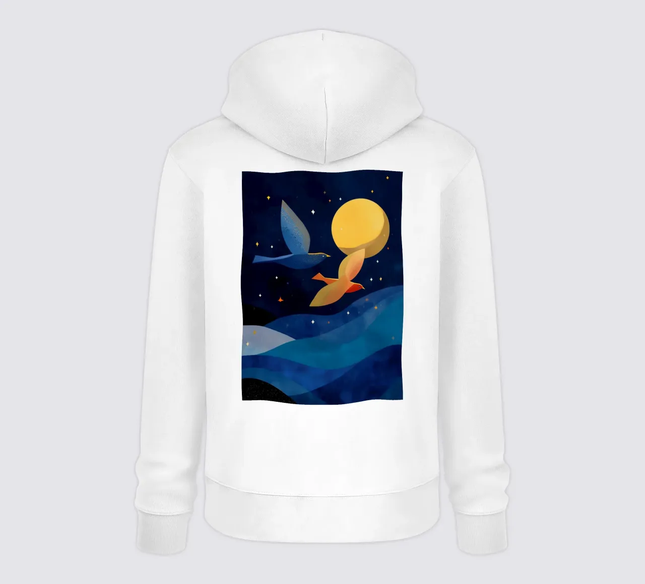 Moonlit Flight felpa con cappuccio da Luca