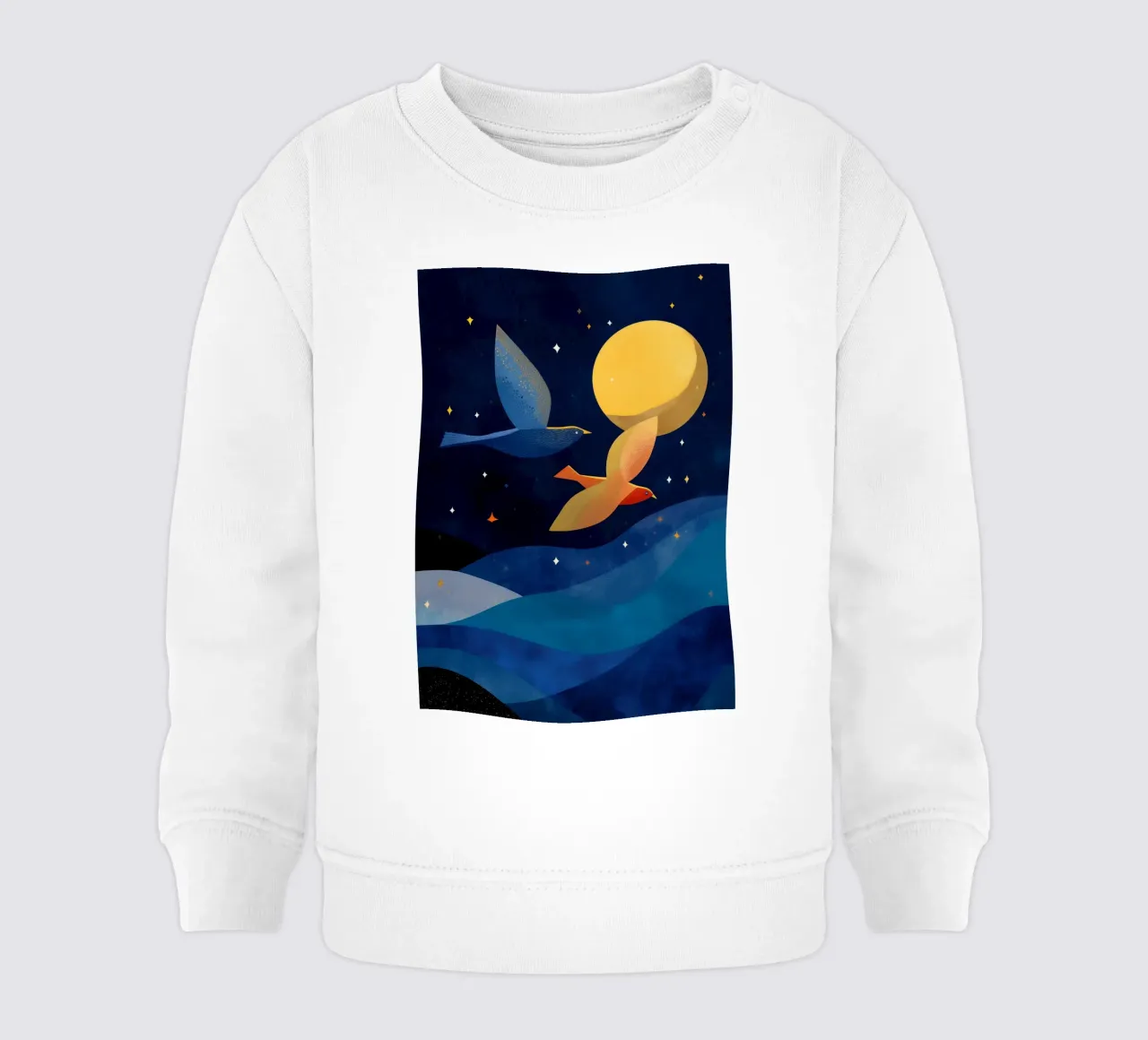 Moonlit Flight felpa neonato da Luca