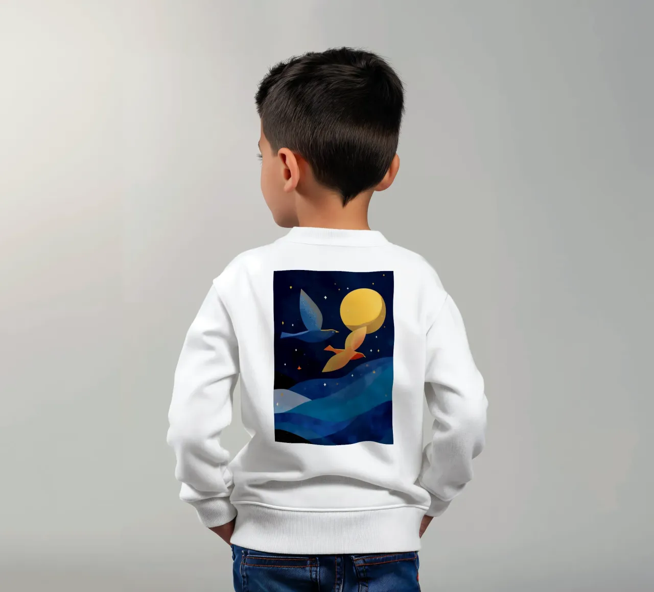 Moonlit Flight felpa bambino da Luca