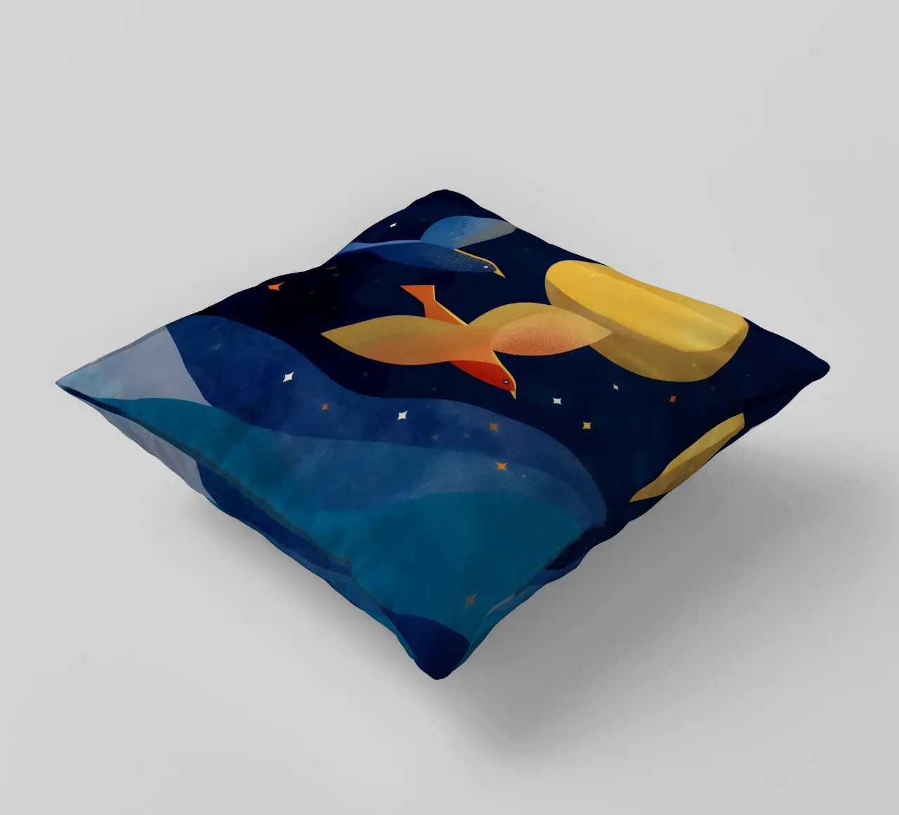Moonlit Flight cuscino da Luca
