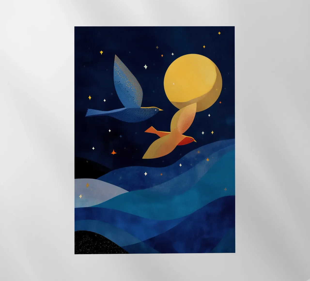 Moonlit Flight pellicola backlit da Luca