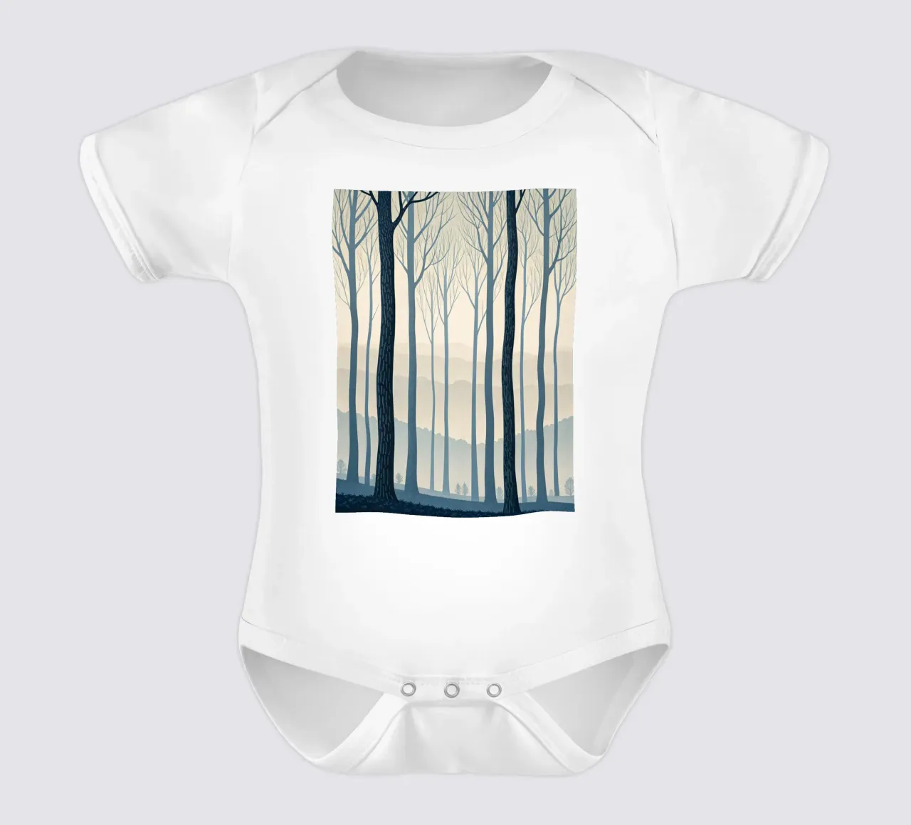 Der Traum eines Mittwinters: Das Flüstern des schwindenden Lichts Kurzarm Babybody von Artistic-shop