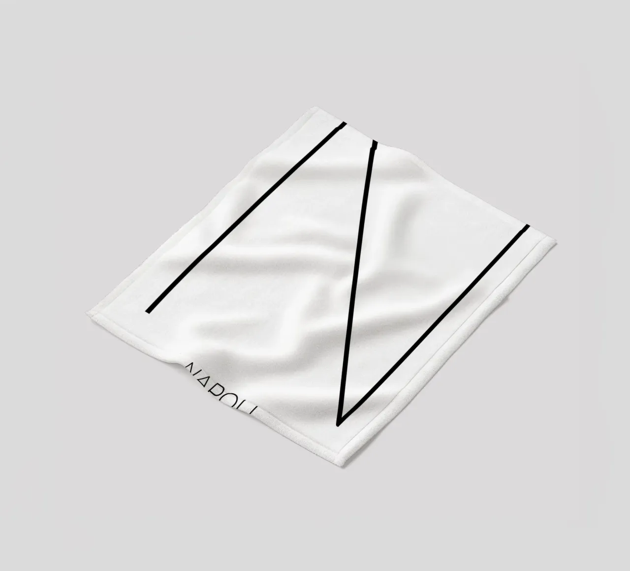 Napoli - bianco fleece blanket by CityLights