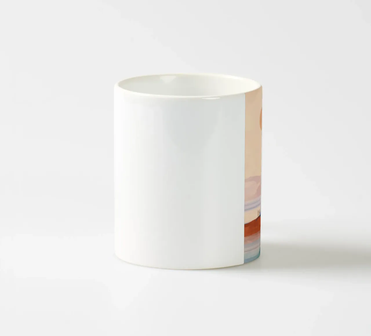 Whispers Beneath the Endless Sun tazza in ceramica da Luca