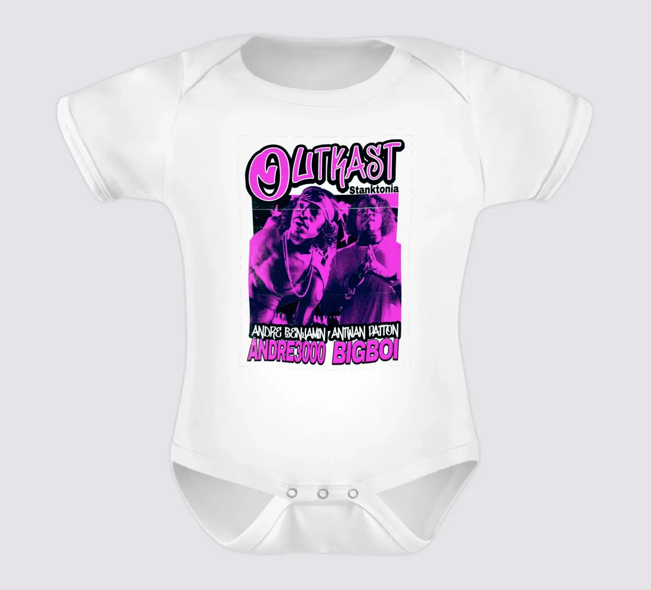 Stile Silhouette - Outkast Funk body neonato maniche corte da grass.studio_