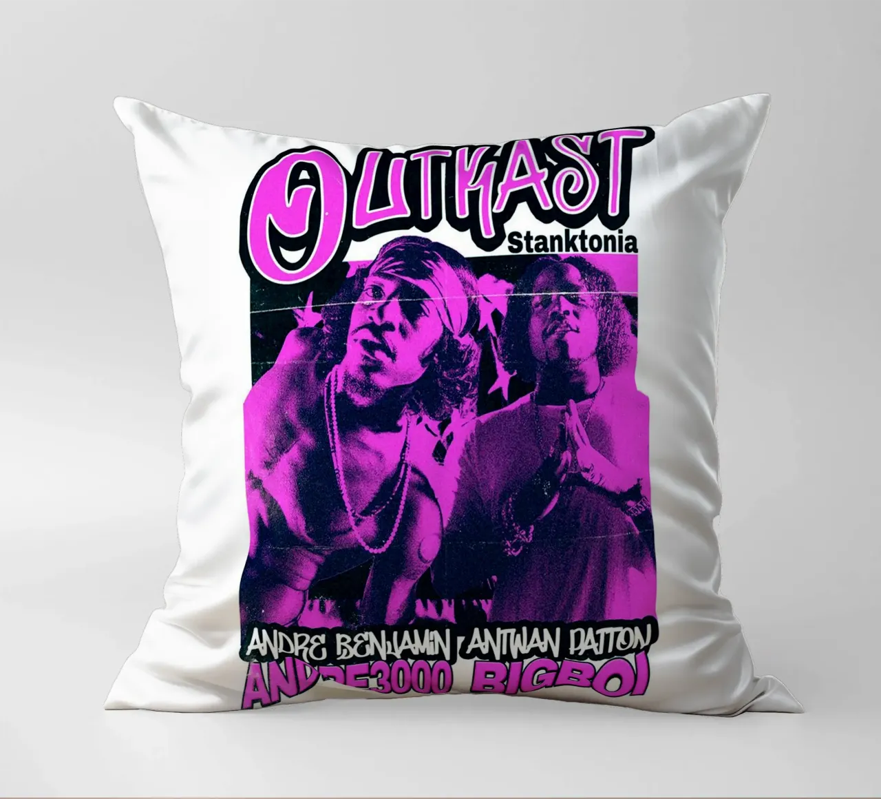 Stile Silhouette - Outkast Funk cuscino da grass.studio_