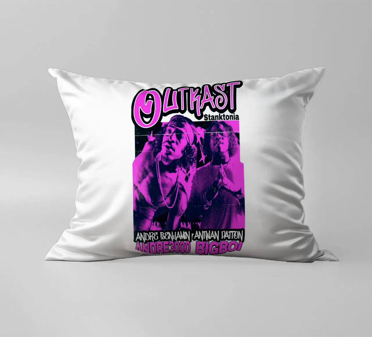 Stile Silhouette - Outkast Funk cuscino da grass.studio_