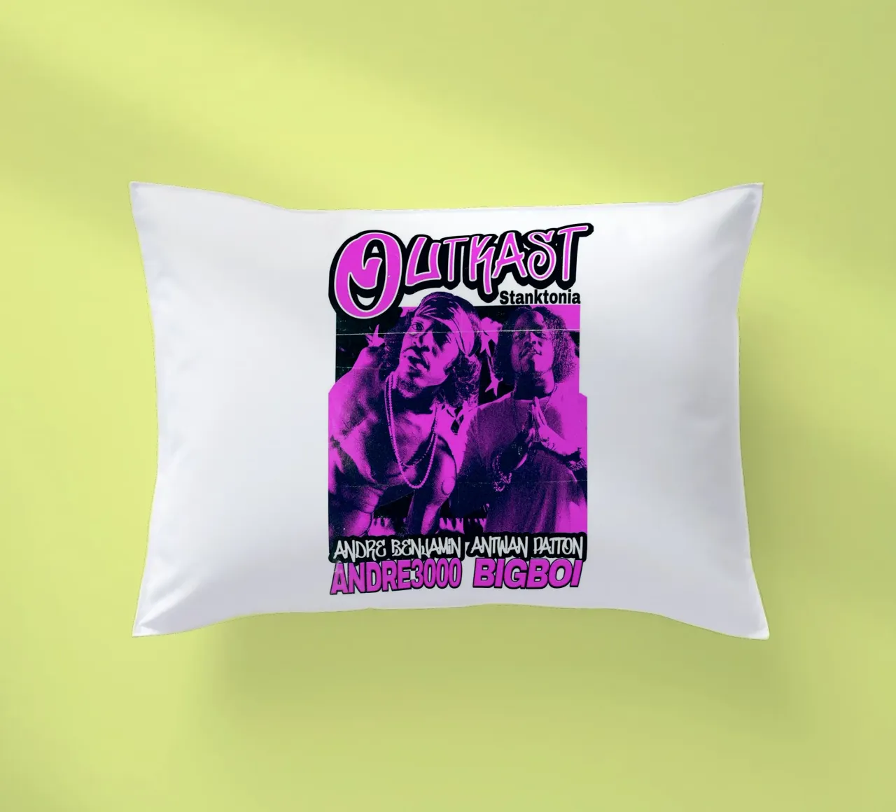 Stile Silhouette - Outkast Funk cuscino da grass.studio_