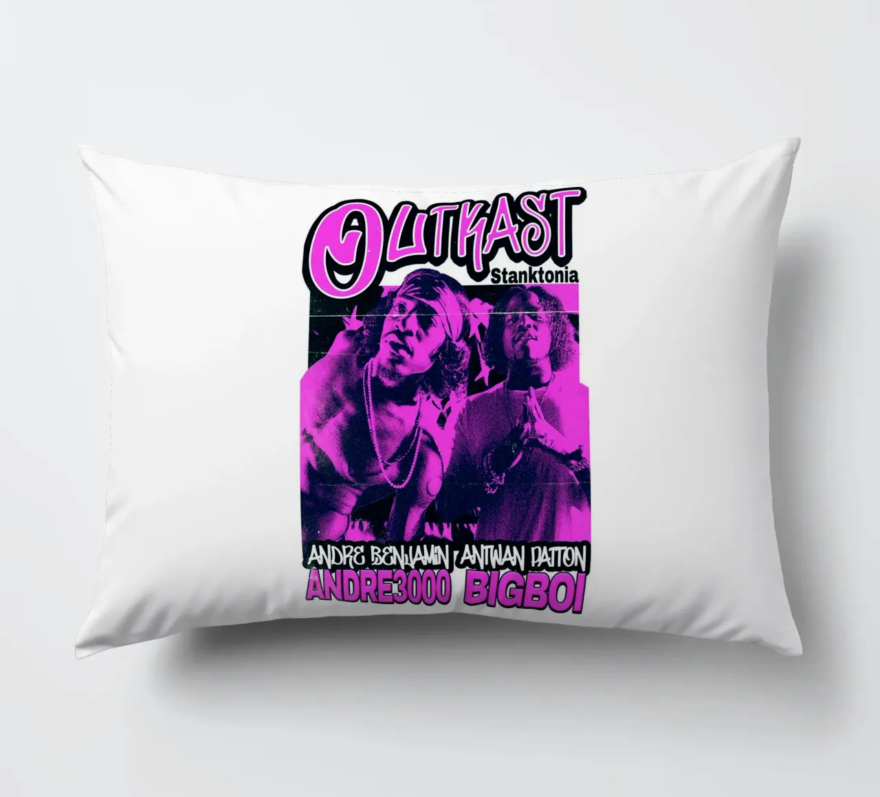 Stile Silhouette - Outkast Funk cuscino da grass.studio_
