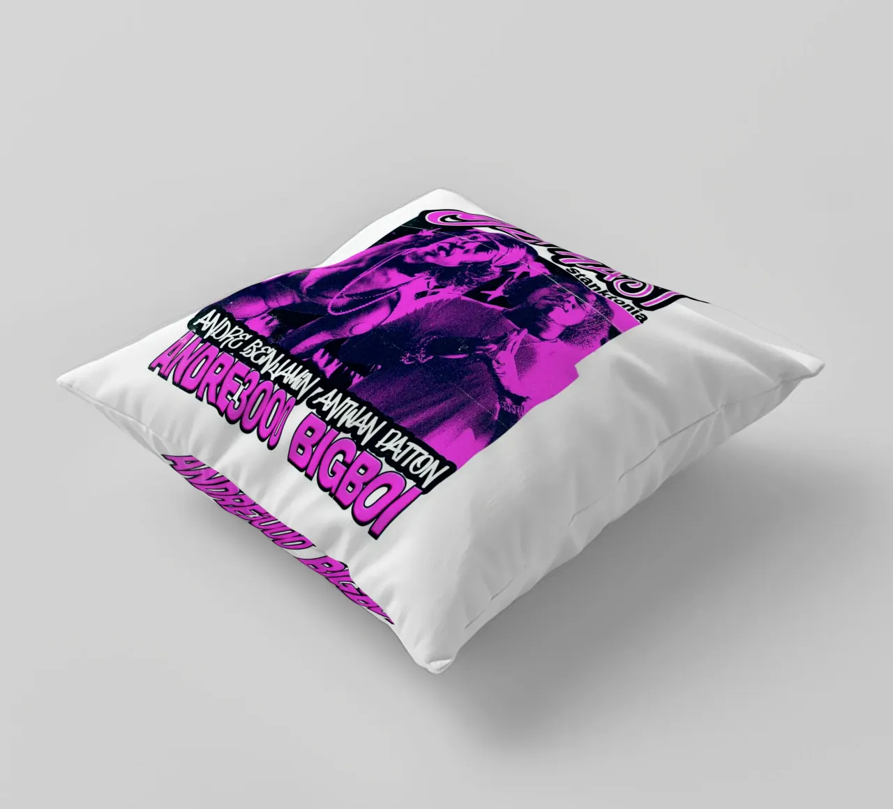 Stile Silhouette - Outkast Funk cuscino da grass.studio_