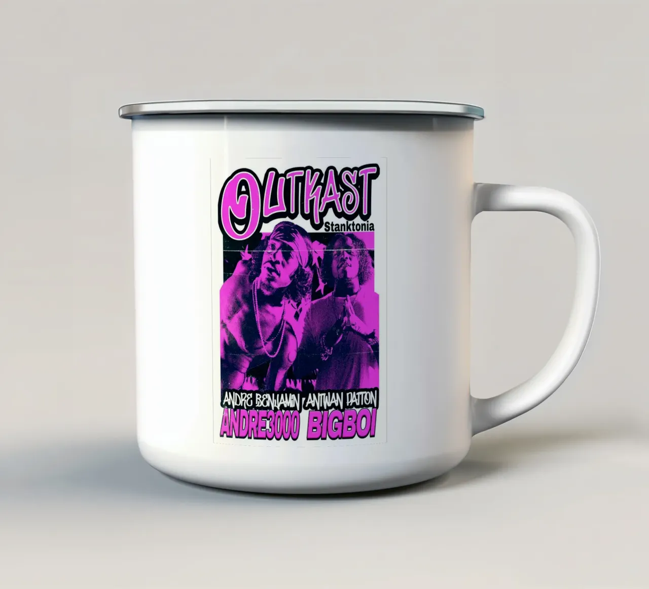 Stile Silhouette - Outkast Funk tazza in smalto da grass.studio_