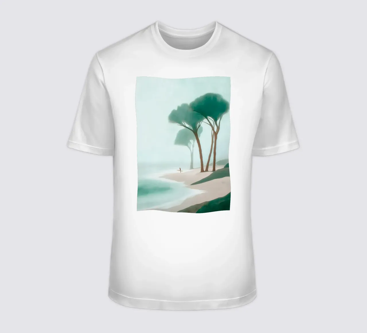 Surfer in the Mist t-shirt da Luca