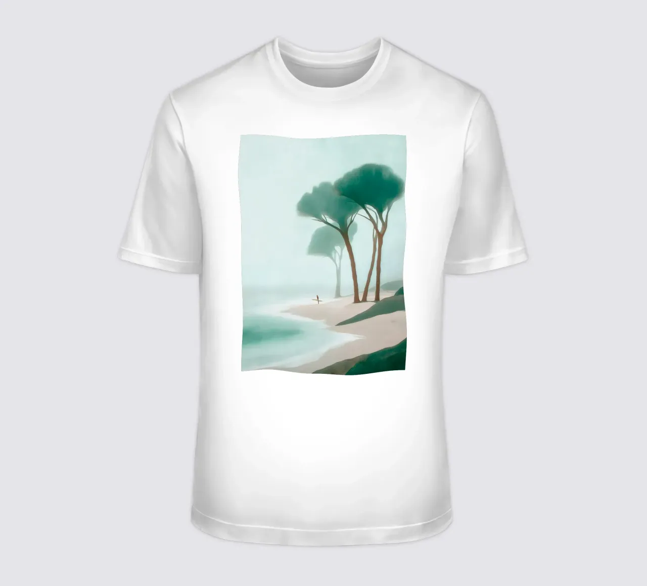 Surfer in the Mist t-shirt da Luca