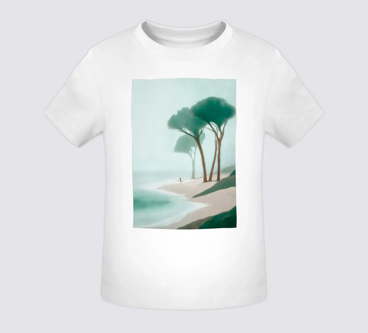 Surfer in the Mist maglietta neonato da Luca