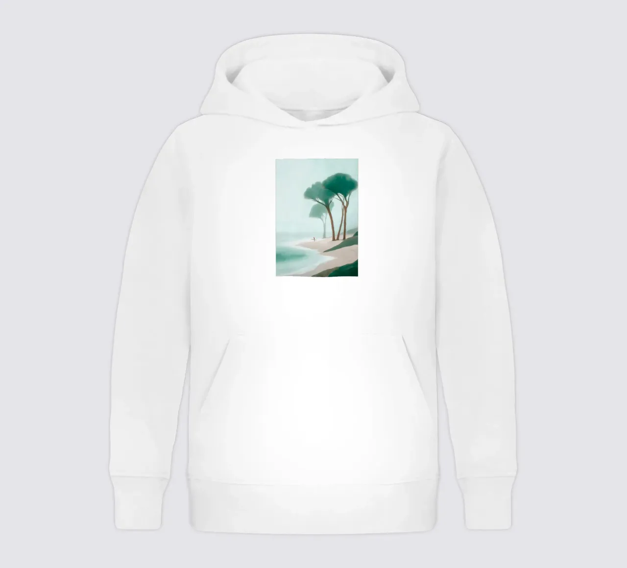 Surfer in the Mist felpa bambino con cappuccio da Luca