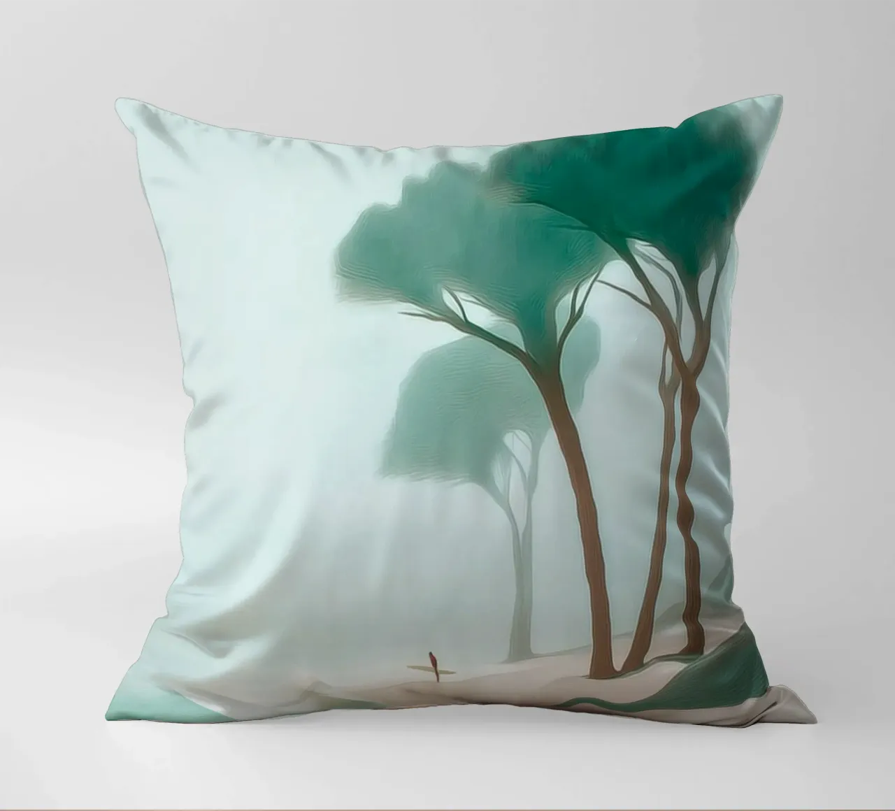 Surfer in the Mist cuscino da Luca