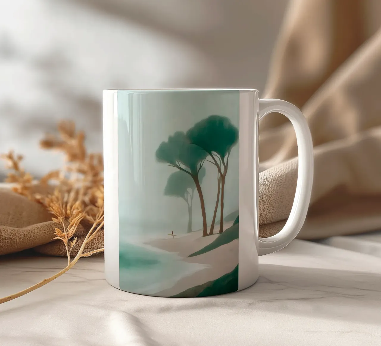 Surfer in the Mist tazza in ceramica da Luca
