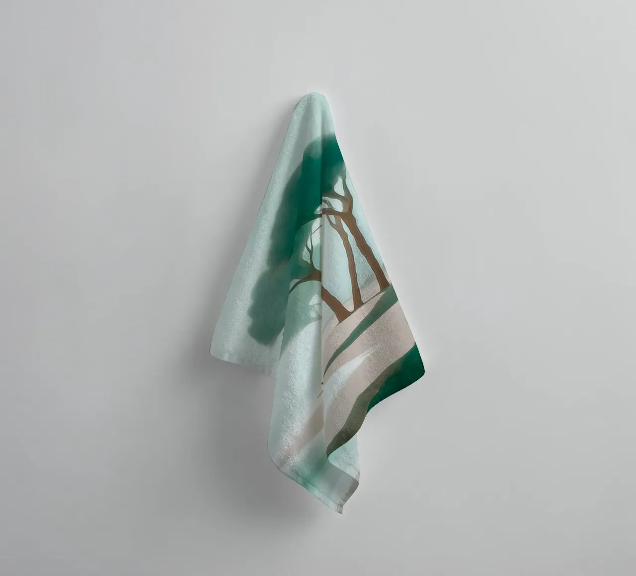 Surfer in the Mist asciugamano da bagno da Luca