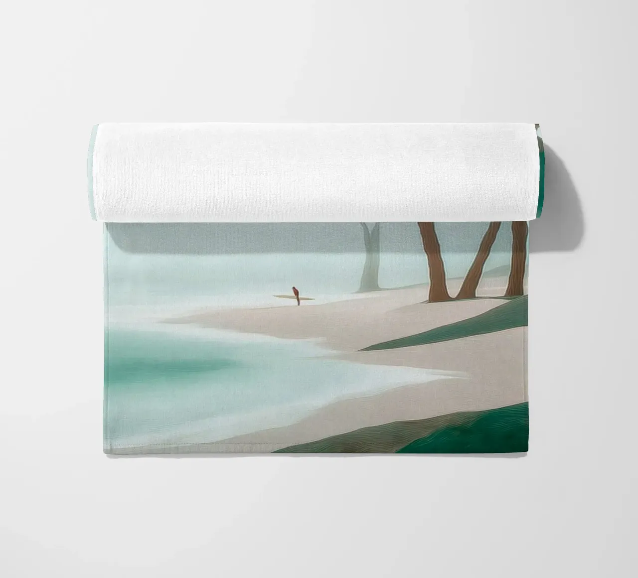 Surfer in the Mist telo mare da Luca