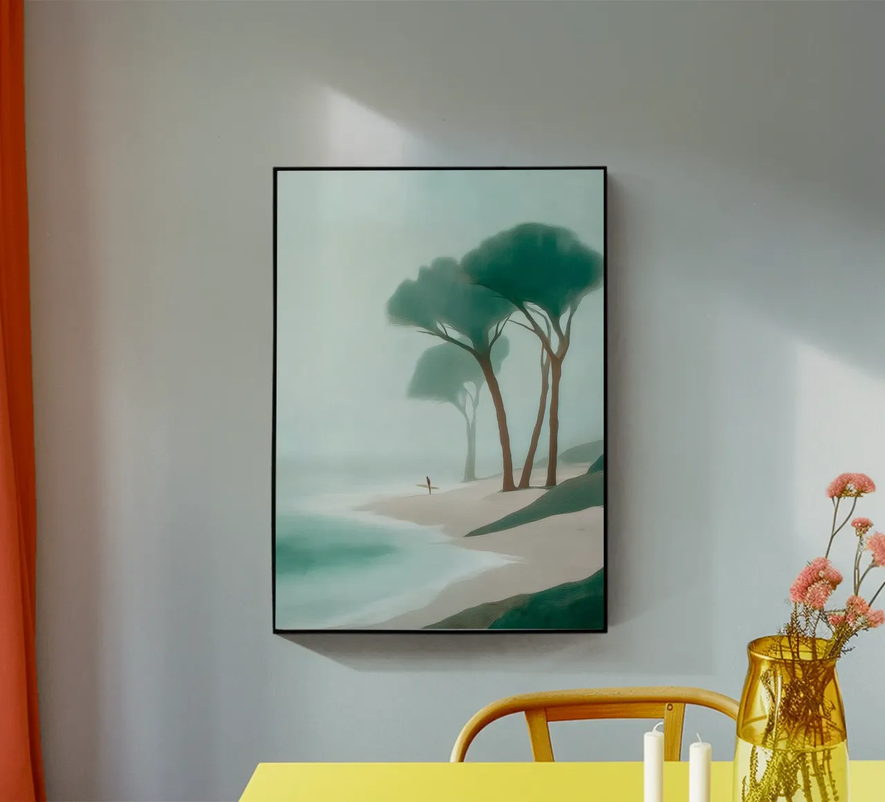 Surfer in the Mist plexiglass da Luca