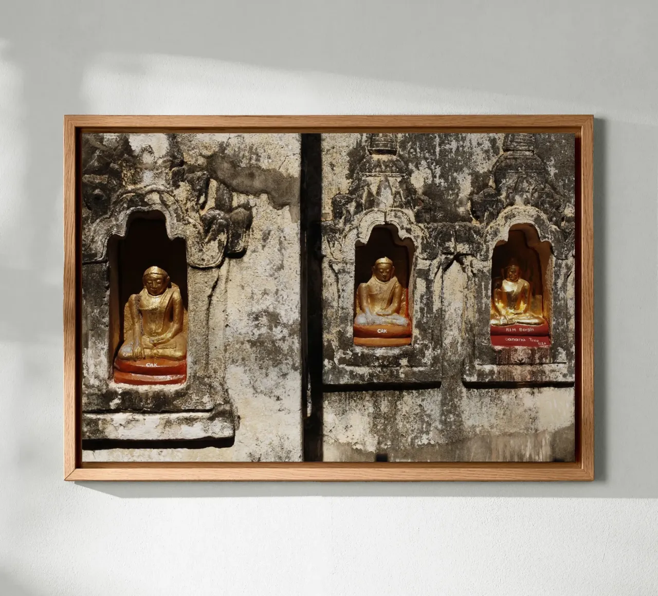 Bagan, complesso di templi del Myanmar alluminio dibond da Simon Koy