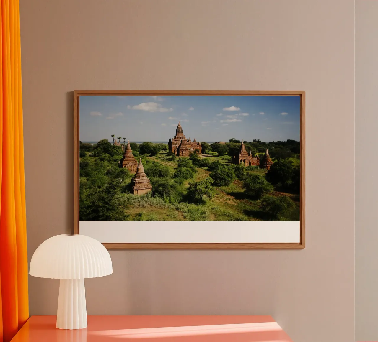 Bagan, complesso di templi del Myanmar alluminio dibond da Simon Koy