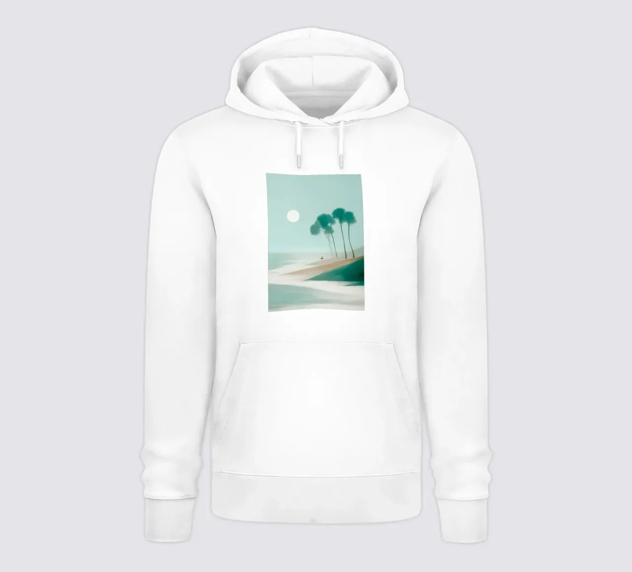 Surfer and the Silent Sun felpa con cappuccio da Luca