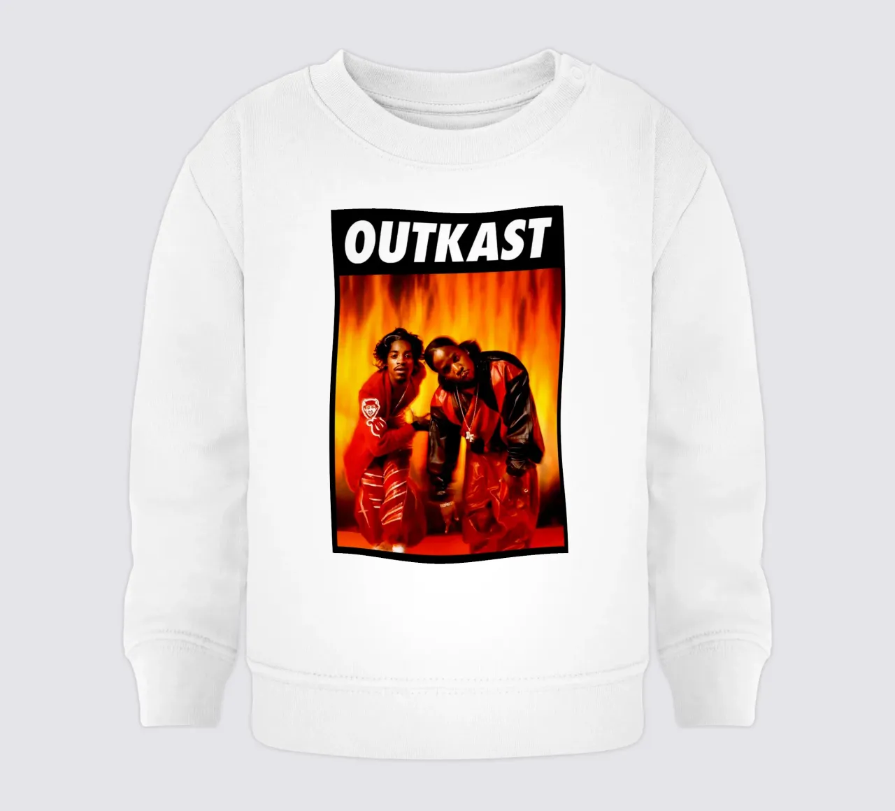 Stile retrò - Outkast Hiphop felpa neonato da grass.studio_