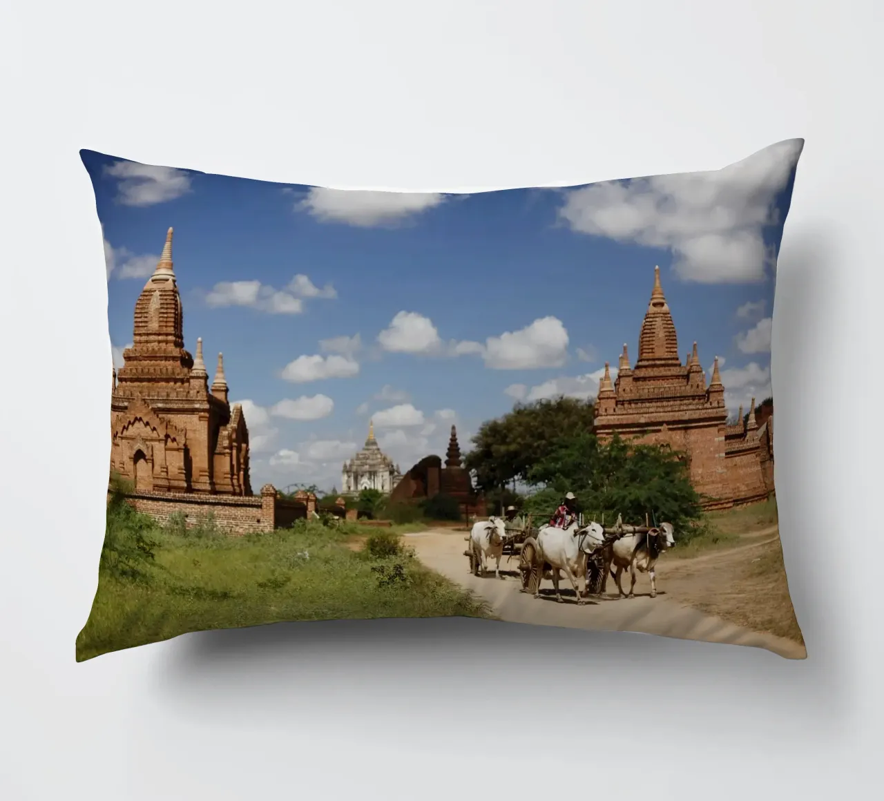 Bagan, complesso di templi del Myanmar cuscino da Simon Koy
