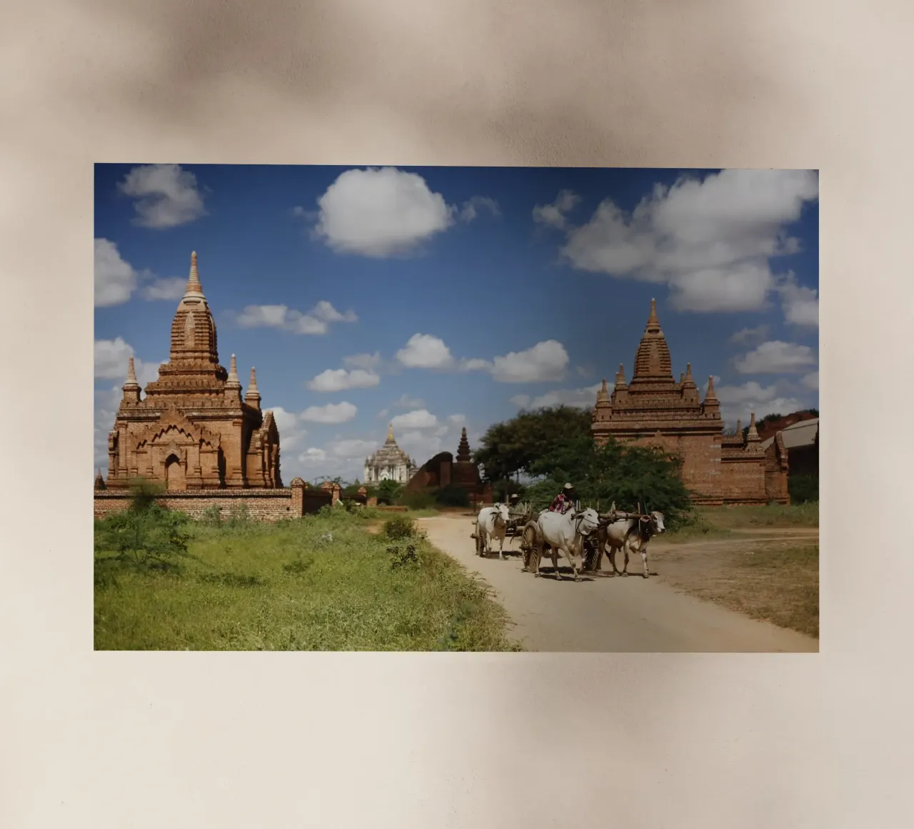 Bagan, complesso di templi del Myanmar pellicola backlit da Simon Koy