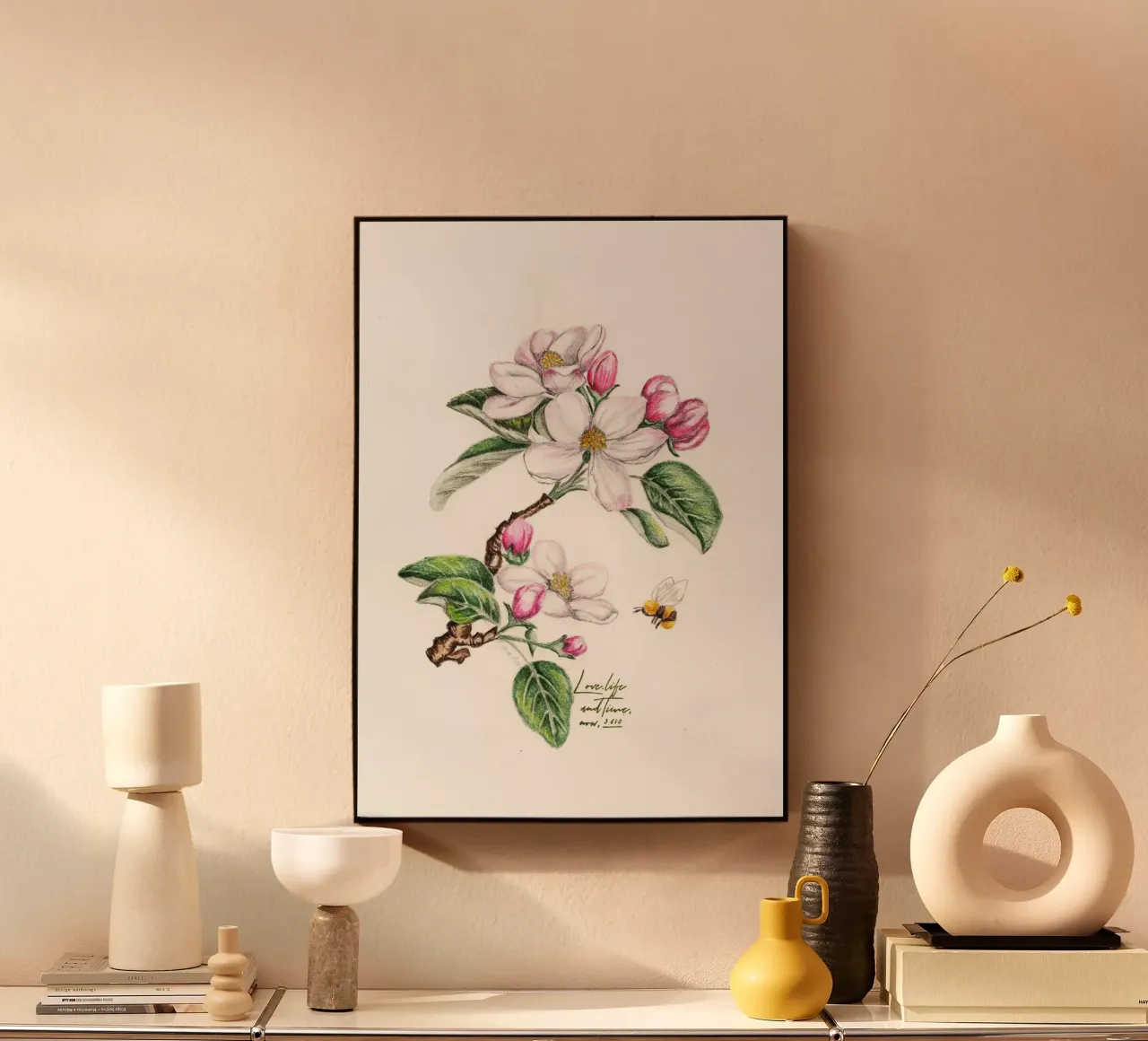 apple blossom plexiglass da Nathys_illustration