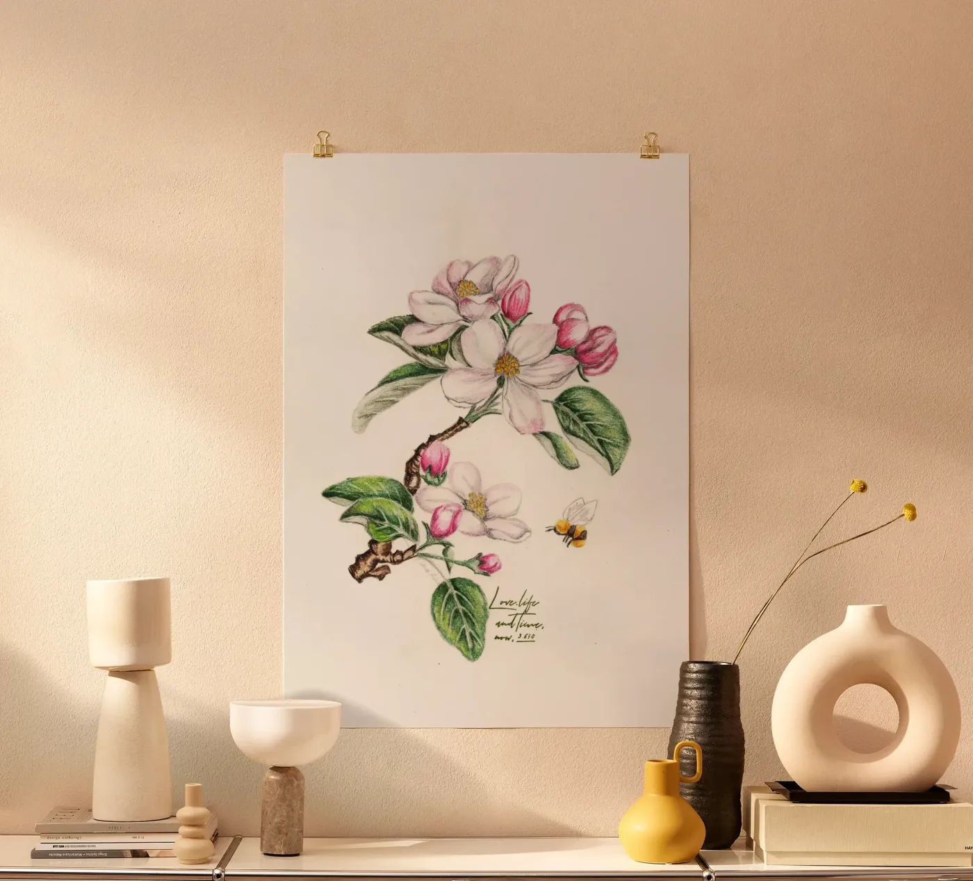 apple blossom poster da Nathys_illustration