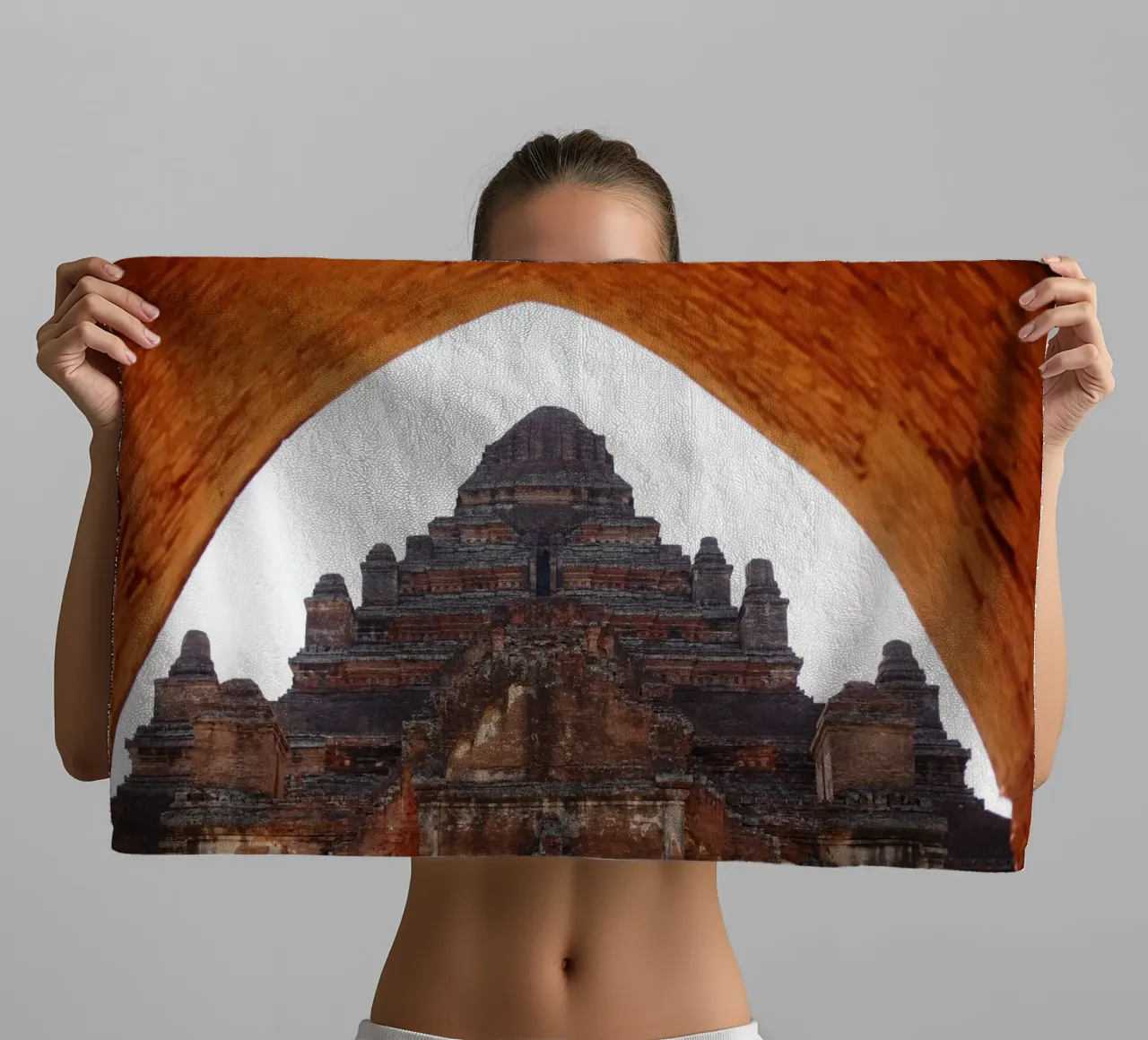 Bagan, complesso di templi del Myanmar asciugamano da bagno da Simon Koy